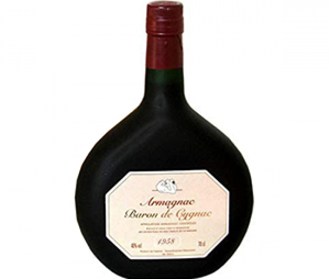 Armagnac Baron de Cygnac Jahrgang 1958